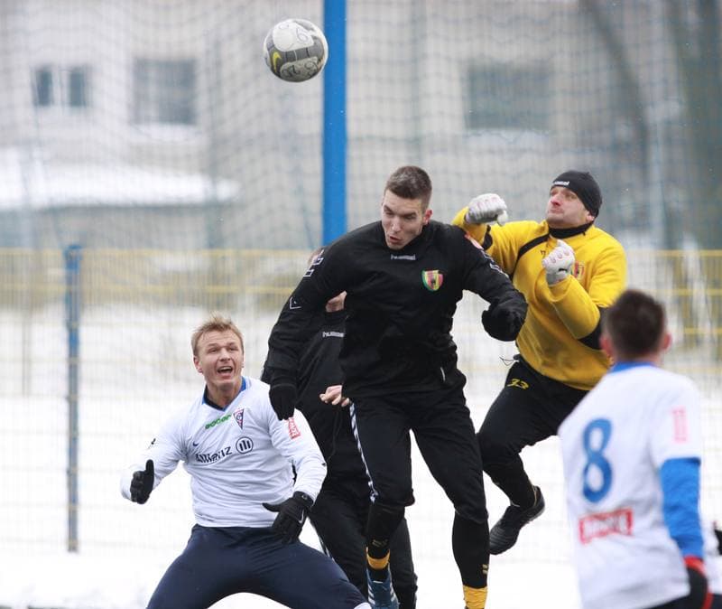 Football. Sparing. Gornik Zabrze - Korona Kielce. 02.02.2010