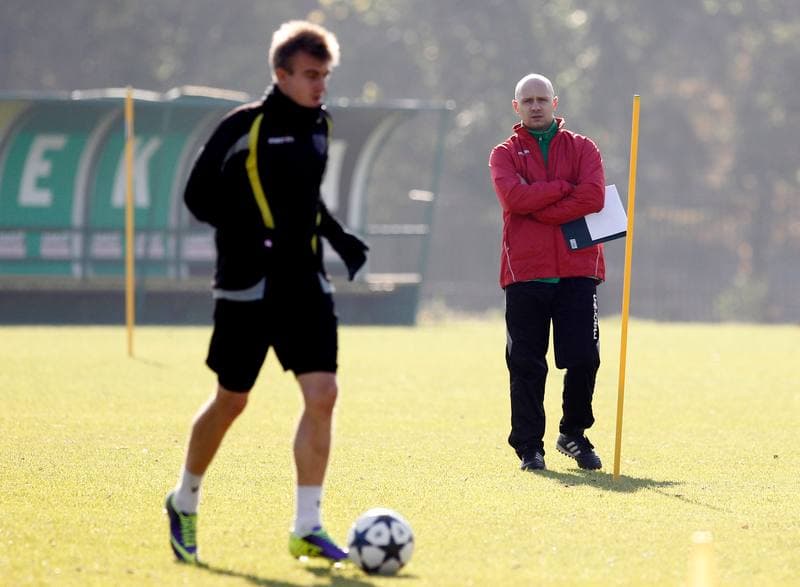Football. GKS Katowice. Training. 29.10.2014