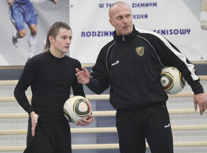 Football. Ruch Radzionkow. Training. 05.01.2011