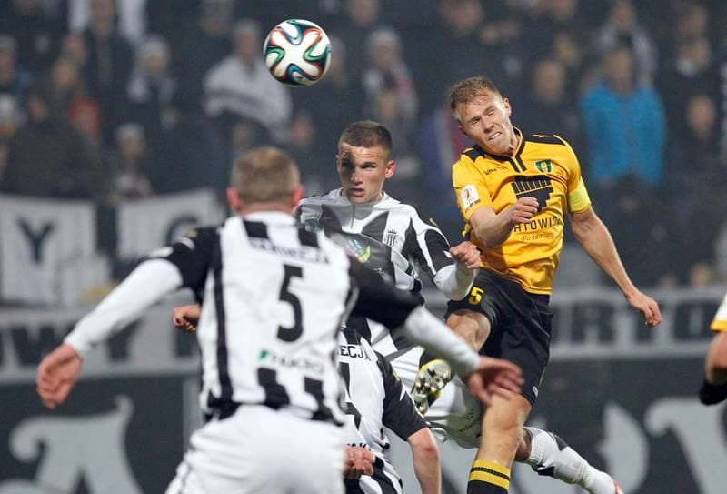 Football. I Liga. Sandecja Nowy Sacz - GKS Katowice. 31.10.2014