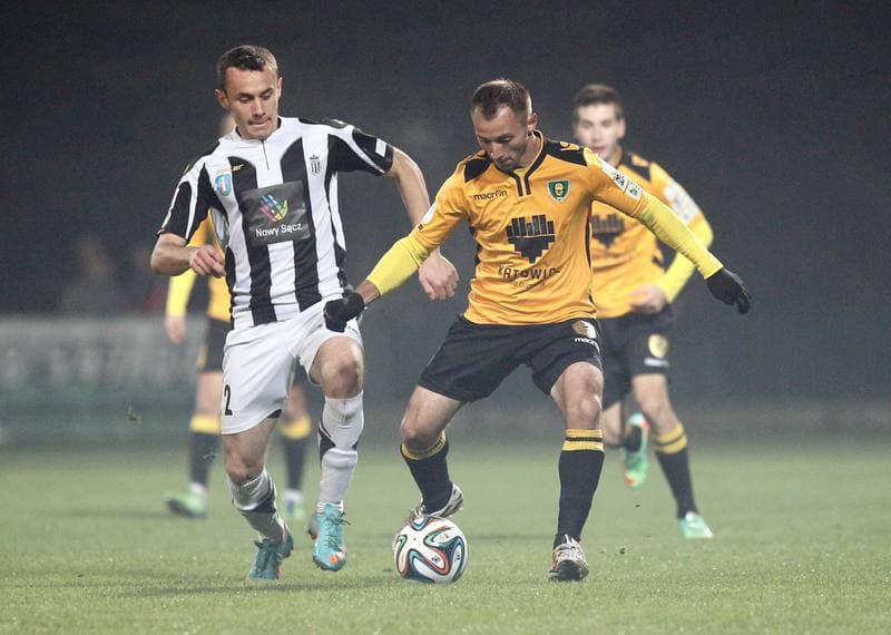 Football. I Liga. Sandecja Nowy Sacz - GKS Katowice. 31.10.2014