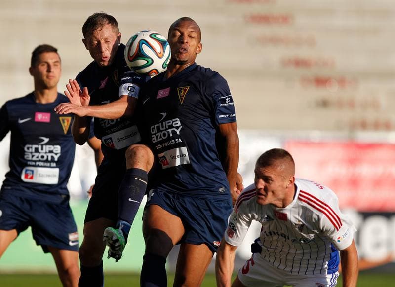 Football. T-Mobile Ekstraklasa. Gornik Zabrze - Pogon Szczecin. 02.11.2014