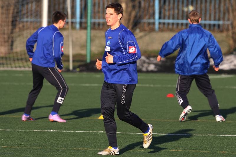 Football. Ruch Chorzow. Training. 10.01.2011