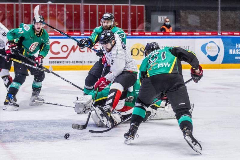 Ice Hockey. Polish Supercup. GKS Tychy - JKH GKS Jastrzebie. 20.10.2020