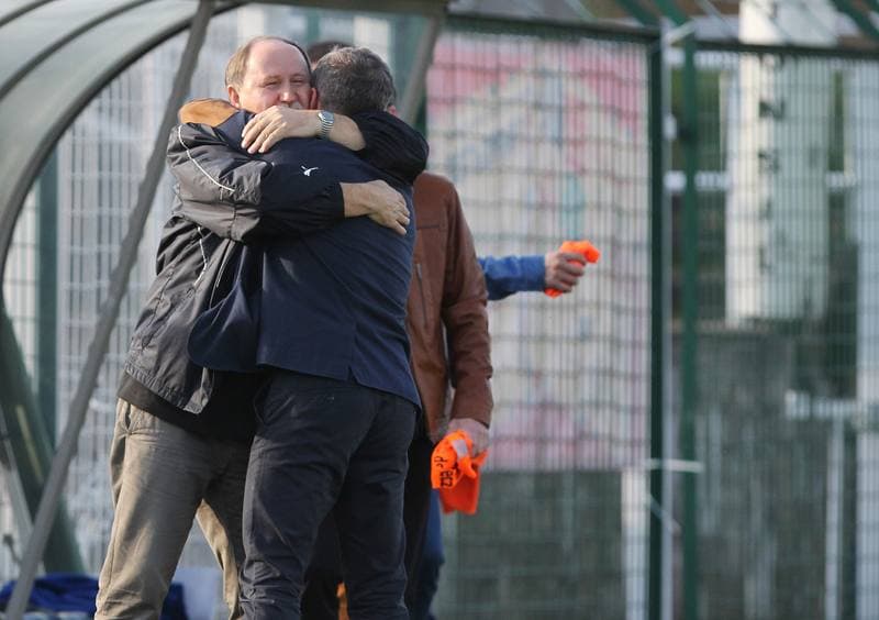 Football. III Liga Opolsko - Slaska. Grunwald Ruda Slaska - Rekord Bielsko Biala. 11.11.2014