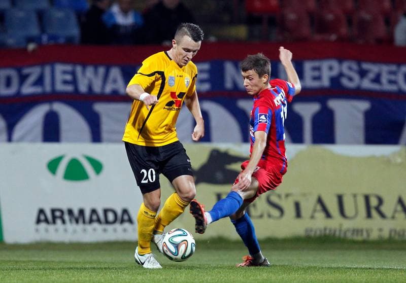 Football. III Liga Opolsko - Slaska. Polonia Bytom - Polonia Laziska Gorne. 11.11.2014
