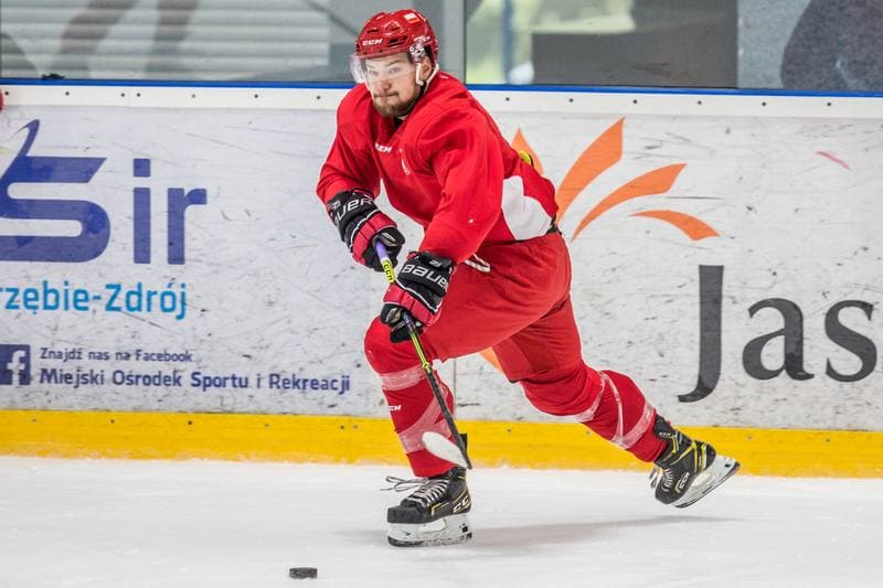 Ice Hockey. Poland national team. Training. 02.11.2020