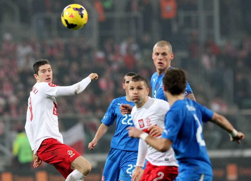 Football. International Friendly. Poland - Slovakia. 15.11.2013