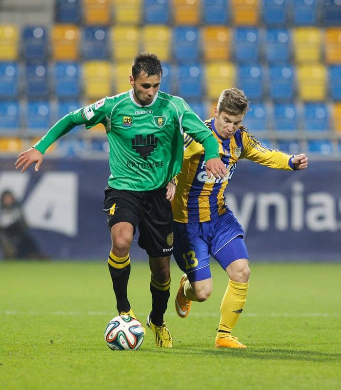 Football. I Liga. Arka Gdynia - GKS Katowice. 16.11.2014