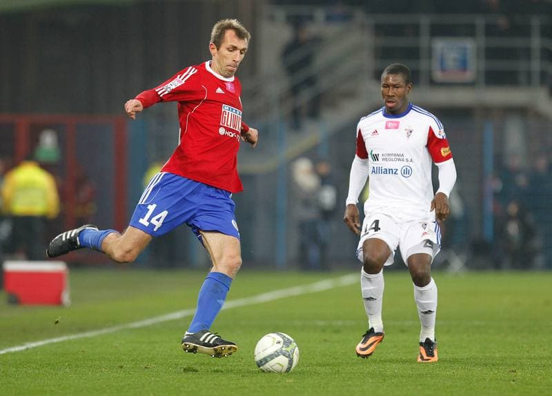 Football. T-Mobile Ekstraklasa. Piast Gliwice - Gornik Zabrze. 30.11.2013