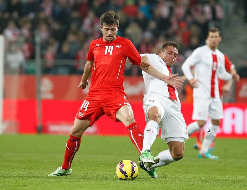 Football. International Friendly. Poland - Switzerland. 18.11.2014