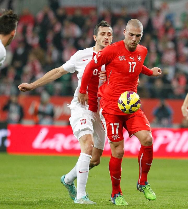 Football. International Friendly. Poland - Switzerland. 18.11.2014