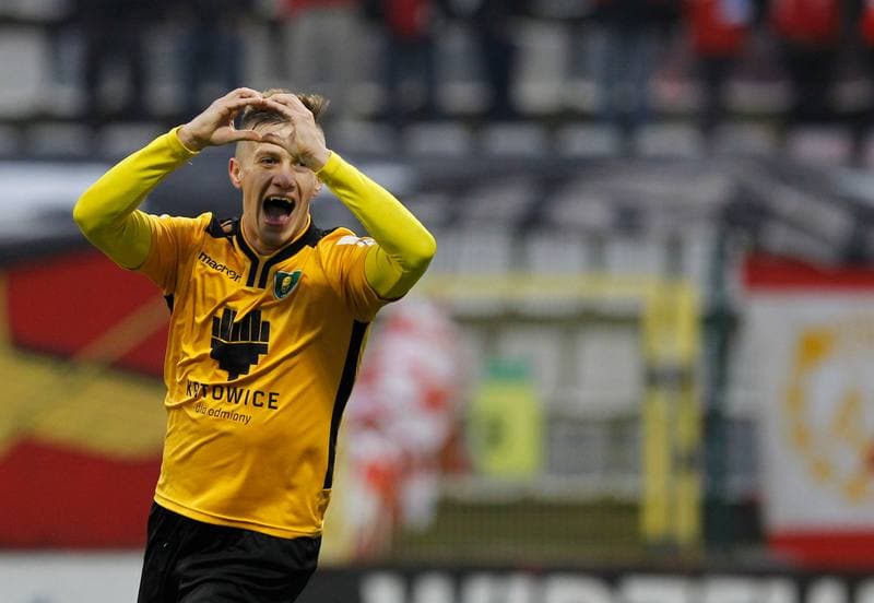 Football. I Liga. Widzew Lodz - GKS Katowice. 22.11.2014