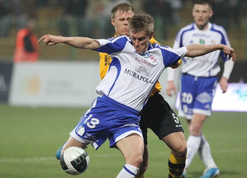 Football. I Liga. Podbeskidzie Bielsko-Biala - GKS Katowice. 02.04.2011
