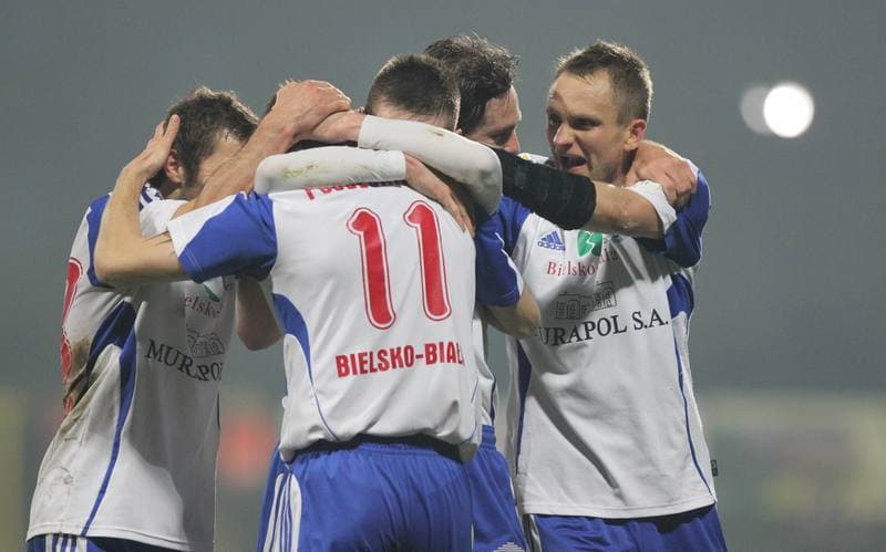 Football. I Liga. Podbeskidzie Bielsko-Biala - GKS Katowice. 02.04.2011