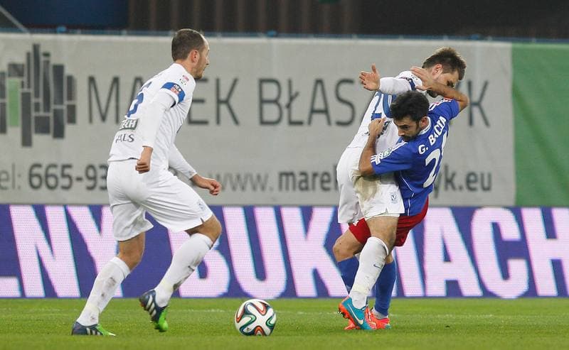 Football. PKO BP Ekstraklasa. Piast Gliwice - Lech Poznan. 20.12.2015