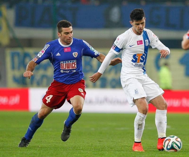 Football. PKO BP Ekstraklasa. Piast Gliwice - Lech Poznan. 20.12.2015