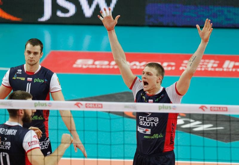 Volleyball. PlusLiga. Jastrzebski Wegiel - ZAKSA Kedzierzyn-Kozle. 11.01.2014
