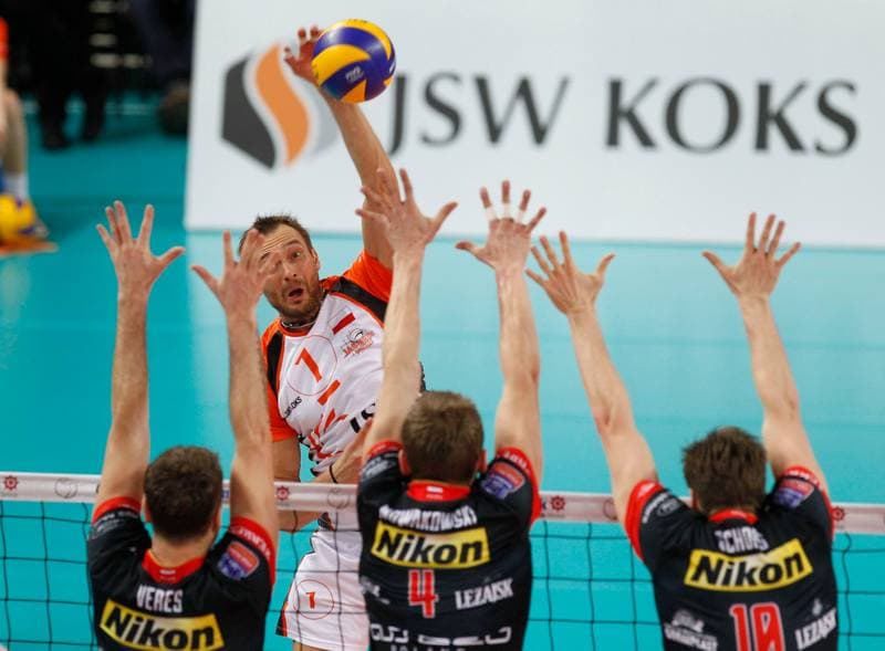 Volleyball. CEV Champions League. Jastrzebski Wegiel - Asseco Resovia Rzeszow. 05.02.2014