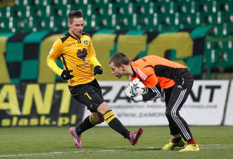 Football. I Liga. GKS Katowice - Miedz Legnica. 29.11.2014