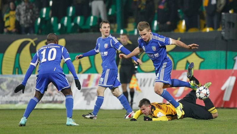 Football. I Liga. GKS Katowice - Miedz Legnica. 29.11.2014