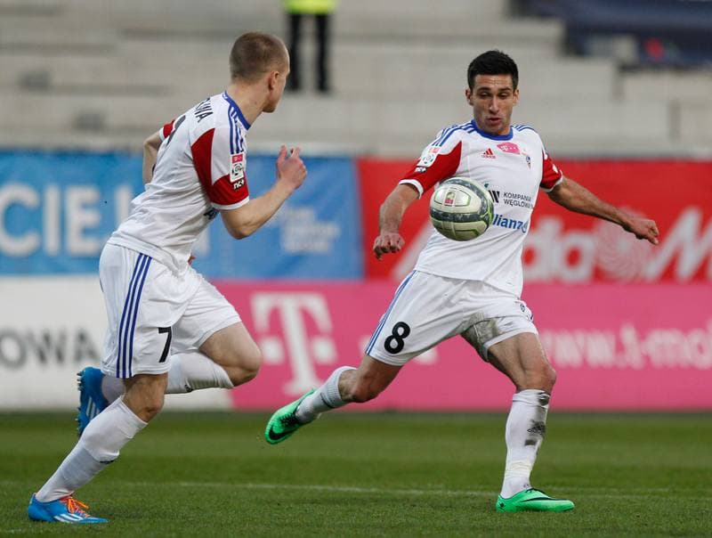 Football. T-Mobile Ekstraklasa. Gornik Zabrze - Korona Kielce. 01.03.2014