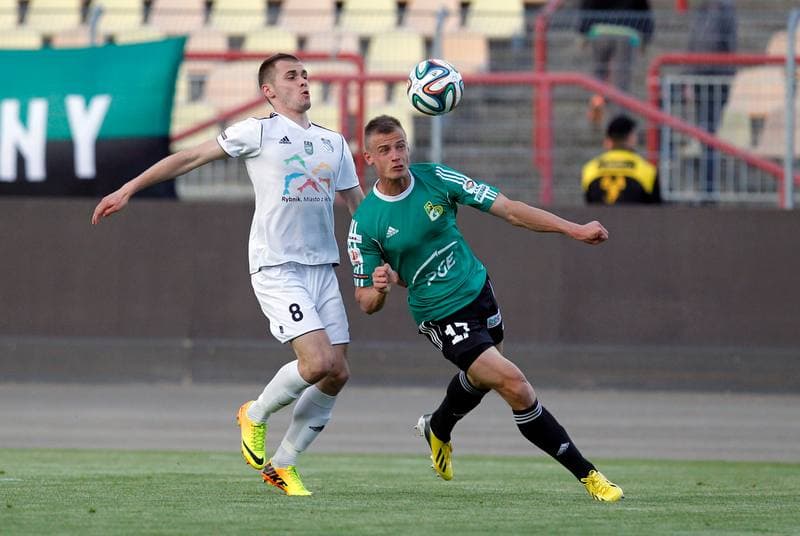 Football. I Liga. Energetyk ROW Rybnik - GKS Belchatow. 09.05.2014