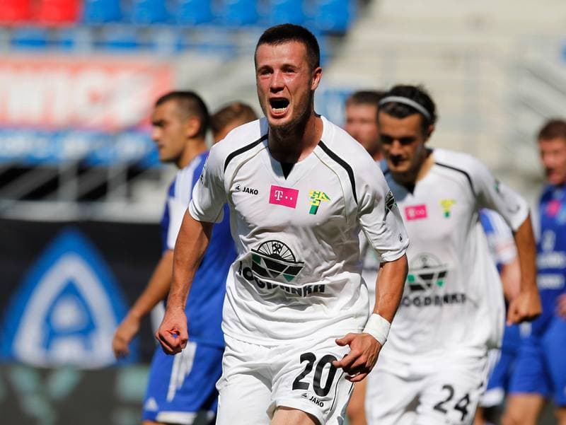 Football. T-Mobile Ekstraklasa. Ruch Chorzow - Gornik Leczna. 27.07.2014