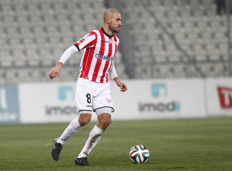 Football. T-Mobile Ekstraklasa. Cracovia Krakow - Jagiellonia Bialystok. 06.12.2014