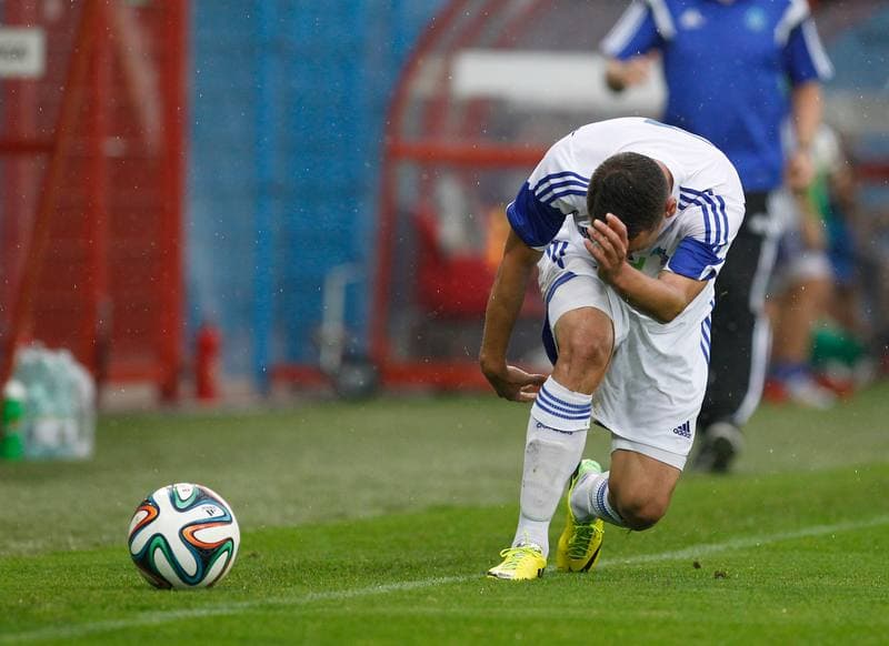 Football. UEFA Europa League. Ruch Chorzow - Esbjerg FB. 31.07.2014