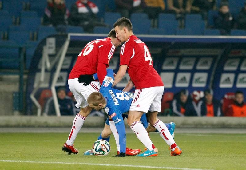 Football. T-Mobile Ekstraklasa. Wisla Krakow - Lech Poznan. 07.12.2014