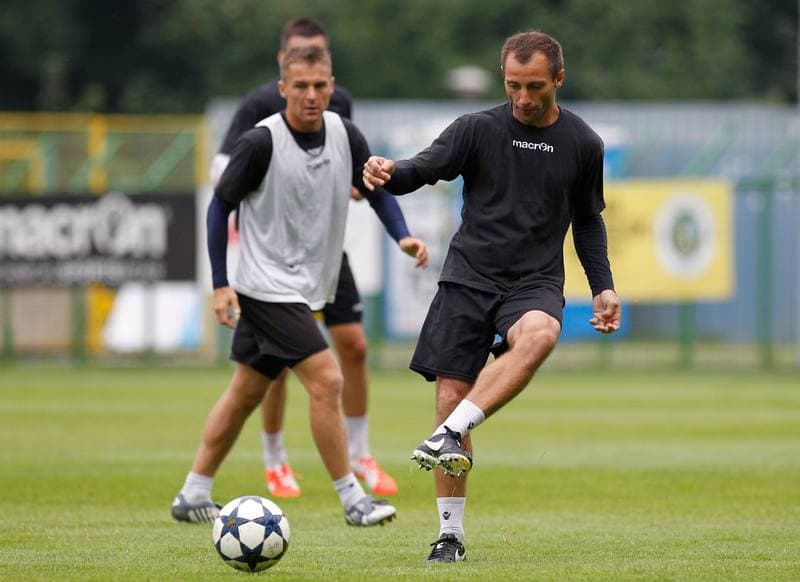 Football. GKS Katowice. Training. 15.01.2015