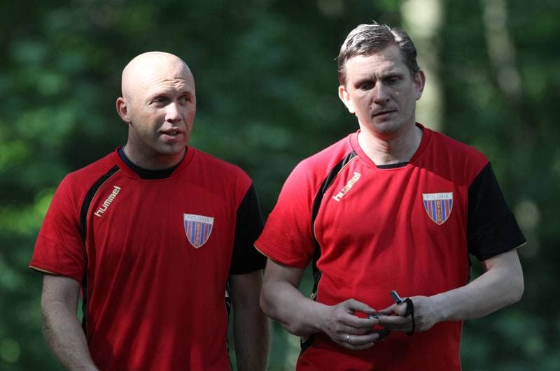 Football. Polonia Bytom. Training. 24.05.2011