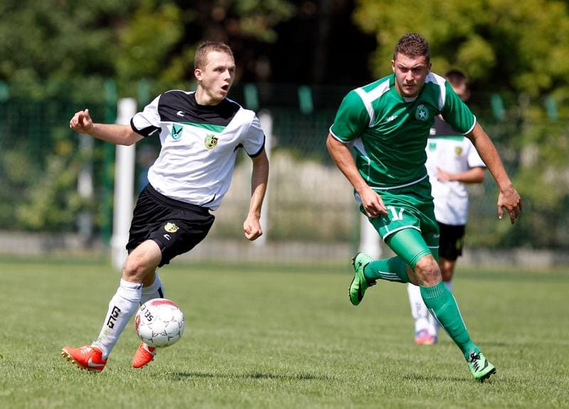 Football. III Liga Opolsko - Slaska. Grunwald Ruda Slaska - GKS Jastrzebie. 09.08.2014