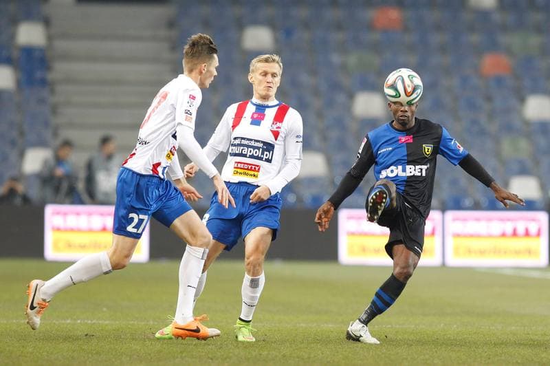 Football. T-Mobile Ekstraklasa. Podbeskidzie Bielsko Biala - Zawisza Bydgoszcz. 14.12.2014