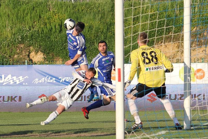 Football. I liga. Podbeskidzie Bielsko-Biala - Sandecja Nowy Sacz. 25.05.2011