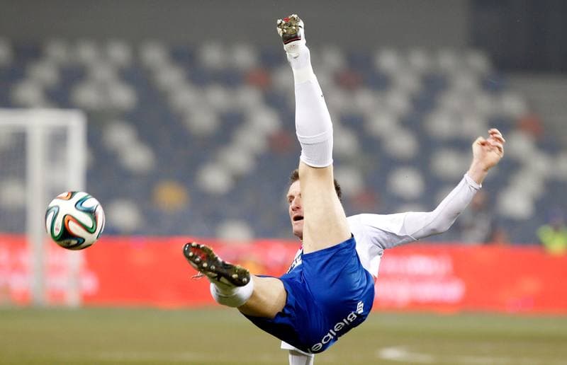 Football. T-Mobile Ekstraklasa. Podbeskidzie Bielsko Biala - Zawisza Bydgoszcz. 14.12.2014