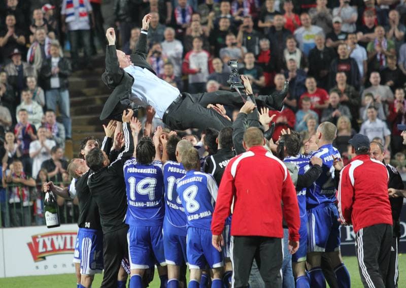 Football. I liga. Podbeskidzie Bielsko-Biala - Sandecja Nowy Sacz. 25.05.2011