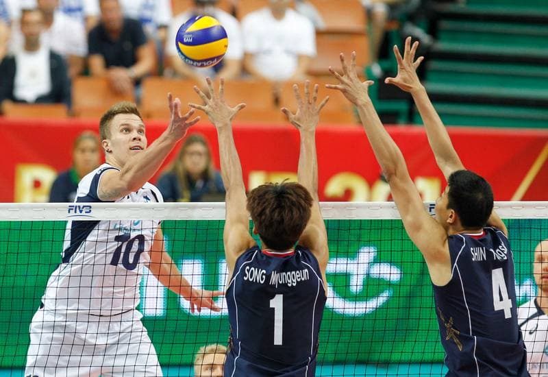 Volleyball. FIVB Men's World Championship. Finland - Korea. 03.09.2014