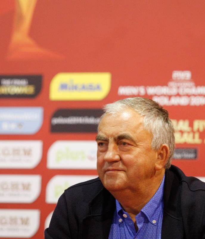 Volleyball. Poland national team. Press Conference. 03.09.2014