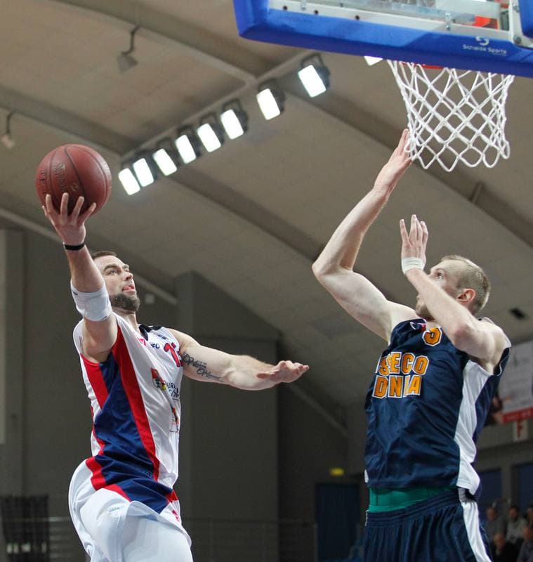 Basketball. Tauron Basket Liga. MKS Dabrowa Gornicza - Asseco Gdynia. 03.01.2015