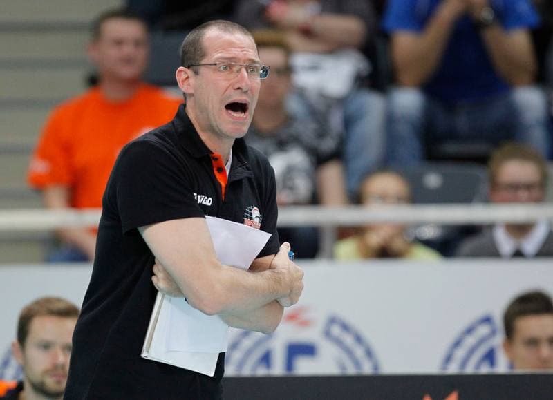 Volleyball. Sparing. Jastrzebski Wegiel - Berlin Recycling Volleys. 01.10.2014