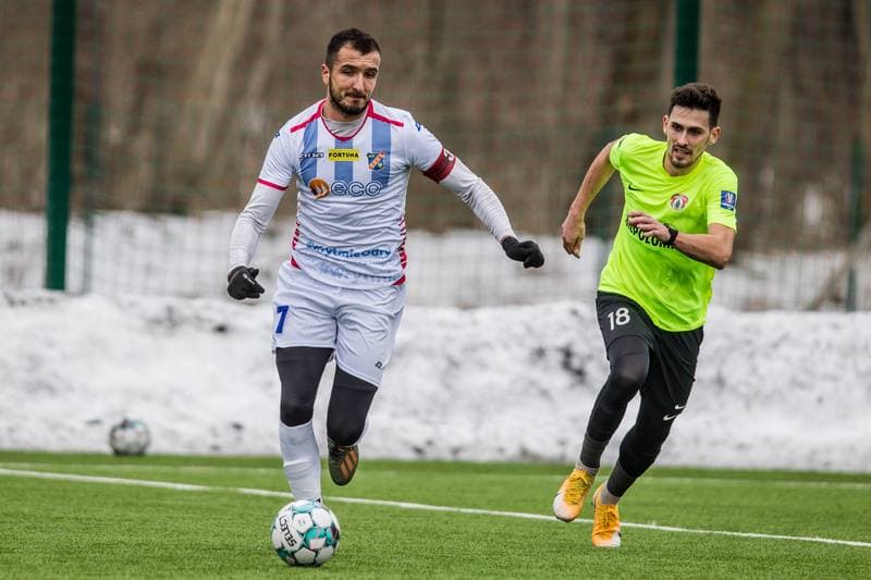 Football. Sparing. Odra Opole - Puszcza Niepolomice. 22.01.2021