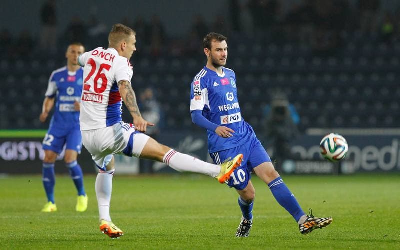 Football. T-Mobile Ekstraklasa. Ruch Chorzow - Gornik Zabrze. 04.10.2014