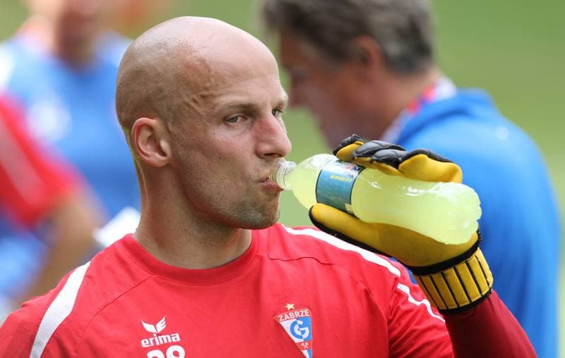 Football. Gornik Zabrze. Training. 12.07.2011
