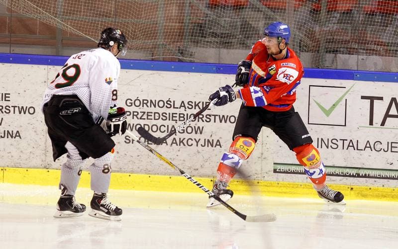 Ice Hockey. Polska Hokej Liga. Naprzod Janow - Polonia Bytom. 09.10.2014