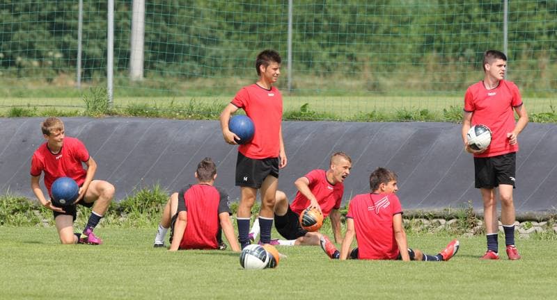 Football. Polonia Warszawa. Training. 14.07.2011