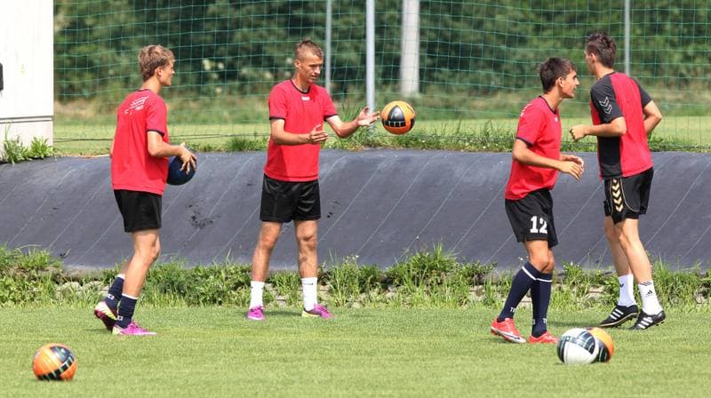 Football. Polonia Warszawa. Training. 14.07.2011