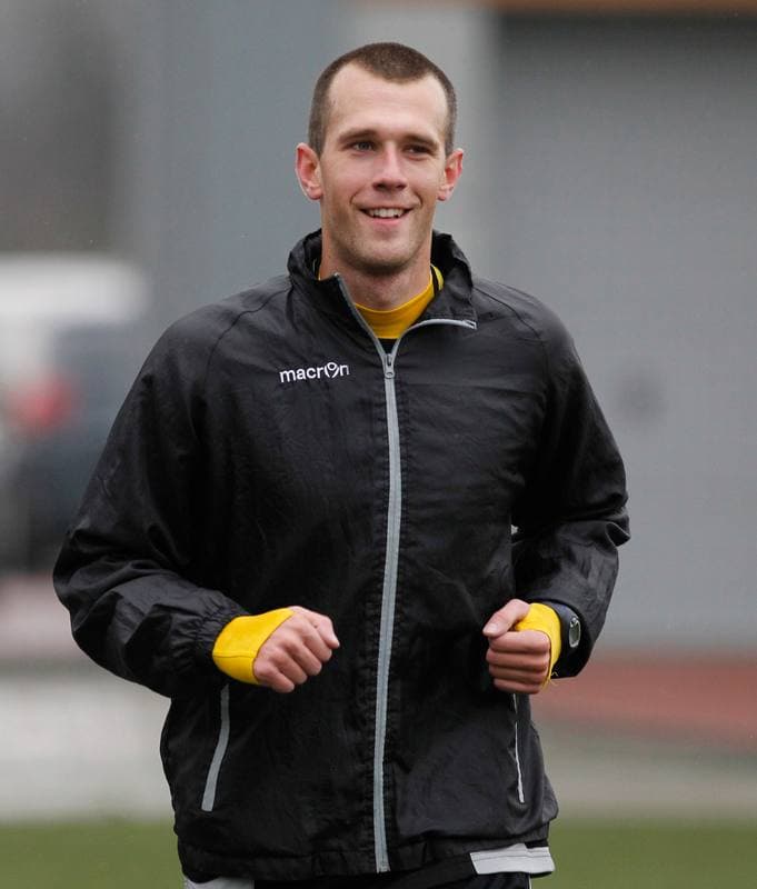 Football. GKS Katowice. Training. 15.01.2015