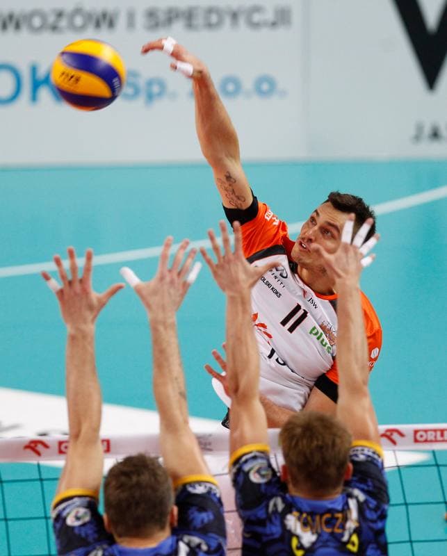 Volleyball. PlusLiga. Jastrzebski Wegiel - MKS Banimex Bedzin. 22.10.2014